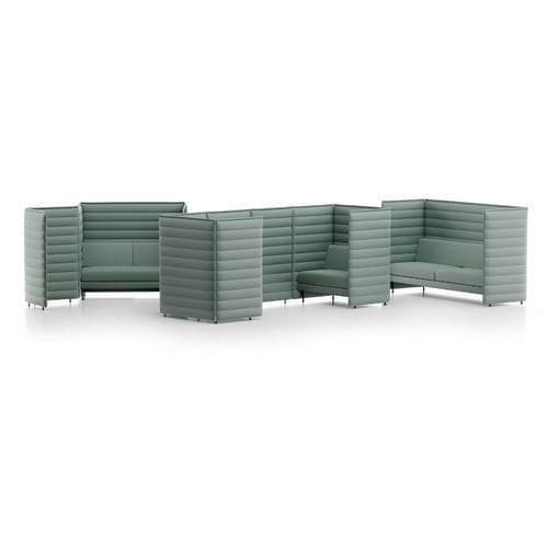 Современный диван - ALCOVE PLUS - vitra USA - из полиэстера / из пенополиуретана / для концентрации внимания