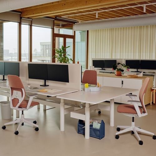 Современный стул для офиса - ACX SOFT - vitra USA - для интерьера / из ткани / текстильный