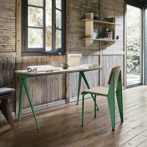 Напольный рабочий стол - COMPAS DIRECTION - vitra USA - современный / из дуба / из орехового дерева
