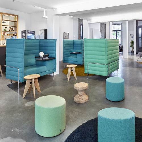 Высокая банкетка - ALCOVE - vitra USA - современная / из ткани / для профессионального использования