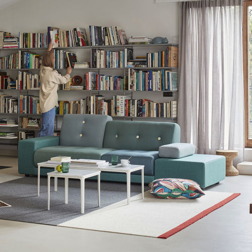 Компактный диван - POLDER  - vitra USA - современный / из ткани / синий