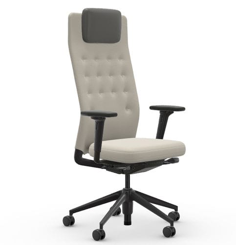 Современный стул для офиса - ID TRIM L - vitra USA - для интерьера / из ткани / из кожи