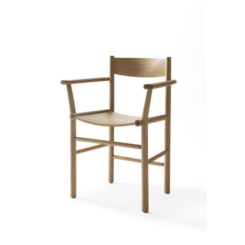 Современный cтул для столовых - AKADEMIA ARMREST CHAIR - Nikari - для интерьера / из дуба / из ясеня