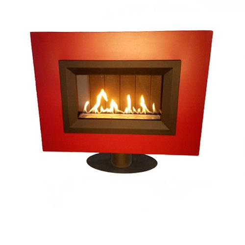 Газовый камин - H7 W4  - Mira Heating Co. Ltd. - отдельностоящий / напольный / Односторонний