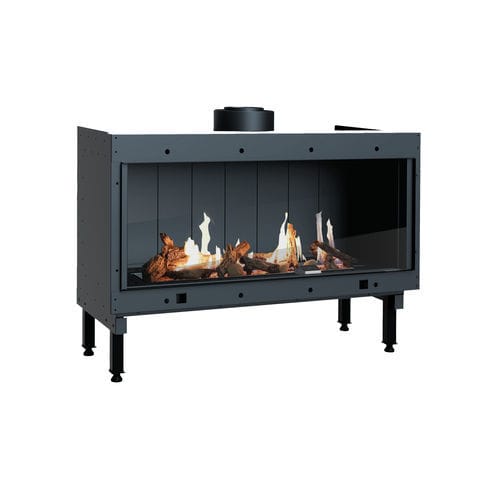 Газовая печь-камин - Mira FS - Mira Heating Co. Ltd. - отдельностоящая / современная / из нержавеющей стали