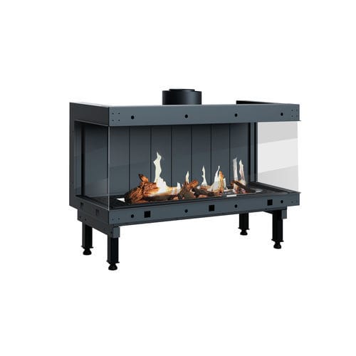Газовая печь-камин - Mira TS - Mira Heating Co. Ltd. - отдельностоящая / с 3 поверхностями / современная