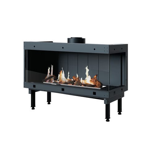 Газовая печь-камин - Mira RS - Mira Heating Co. Ltd. - отдельностоящая / с 2-мя поверхностями / современная