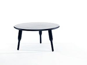 Современный журнальный столик - PEGGY LEGGY - David design - из дерева / круглый / для бытового использования