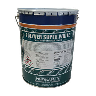 Защитная краска - POLYVER SUPER WHITE - Polyglass Spa - для наружного применения / для кровли / для дерева