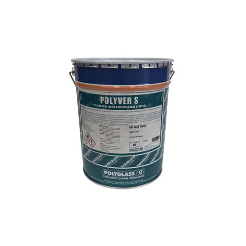 Защитная краска - POLYVER S - Polyglass Spa - для наружного применения / для кровли / для бетона