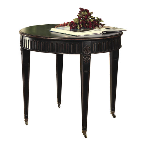 Стилизованный стол - ANTOINETTE : RÉF. 14080 - OVATION Paris - из дерева / с основанием из древесины / круглый