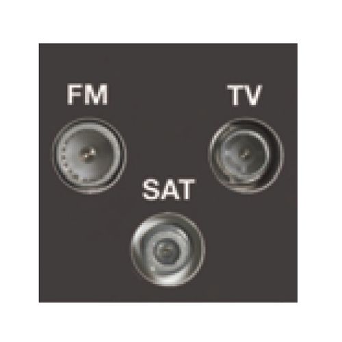 Розетка ТВ - EuroFix - Hamilton Litestat - SAT / радио / тройная