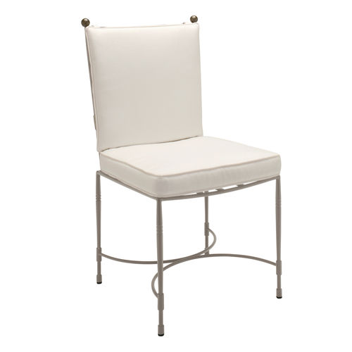 Классический стул для сада - AMALFI  - JANUS et Cie - из нержавеющей стали / для профессионального использования / для бытового использования