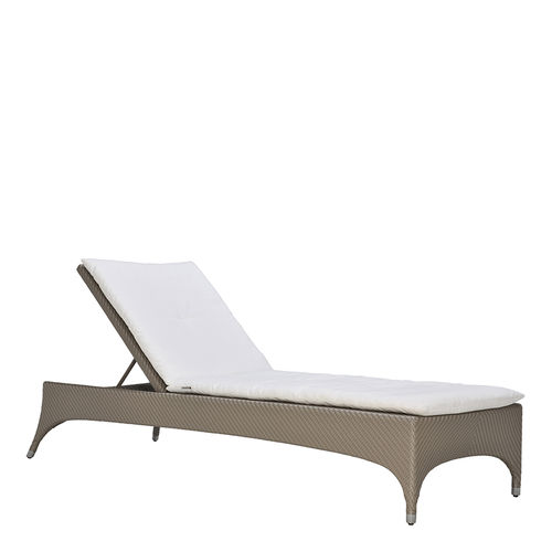 Классический садовый шезлонг - AMARI  - JANUS et Cie - из синтетического волокна / из алюминия / для сада