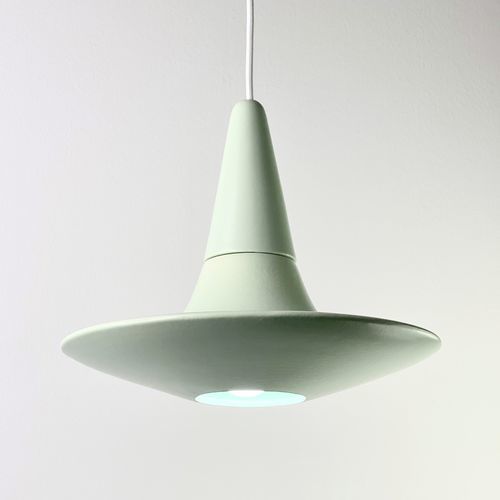 Подвесная лампа - SMALL LIGHT 3.0_matte mint - neo - из керамики / минималистский дизайн / проводная