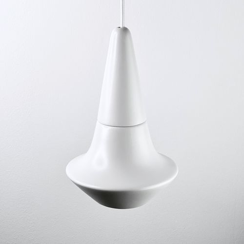 Подвесная лампа - SMALL LIGHT 1.0_matte white - neo - из керамики / минималистский дизайн / проводная