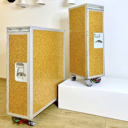 Тележка для хранения - UPCYCLED_cork - neo - для профессионального использования / для офиса / из алюминия