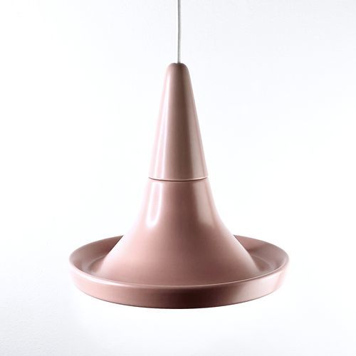 Подвесная лампа - SMALL LIGHT 4.0_matte salmon - neo - из керамики / минималистский дизайн / проводная