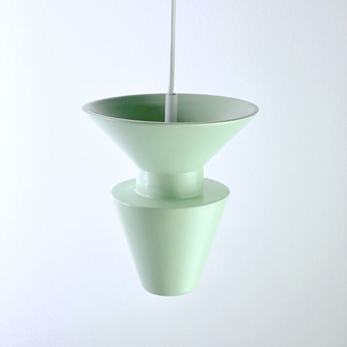 Подвесная лампа - TWIN 1.2_matte mint - neo - из керамики / минималистский дизайн / проводная