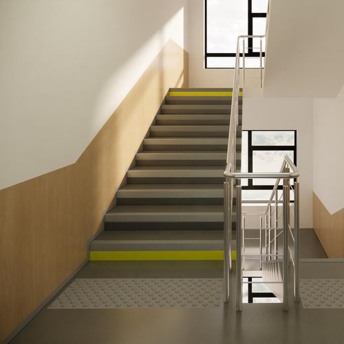 Виниловое напольное покрытие - TAPIFLEX STAIRS - Tarkett PROFESSIONAL - для интерьера / для ступени / промышленное