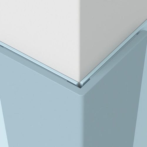 Отделочный профиль алюминий - PROTECTWALL SET-ON - Tarkett PROFESSIONAL - из ПВХ / для наружных углов / угловой
