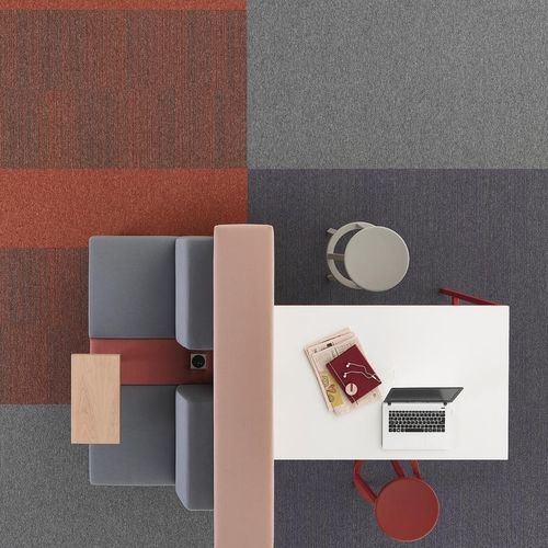 Ковровое покрытие с вытяжным ворсом - ESSENCE STRIPE - Tarkett PROFESSIONAL - из Textilene® / для профессионального использования / однотонное