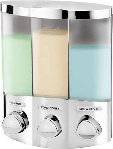 Дозатор мыла для профессионального использования - EURO TRIO CHROME - Better Living Products - настенный / из ABS / ручной