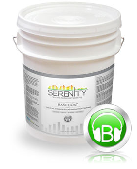 Звукоизоляционная краска - SERENITY BASE COAT - 360 COATINGS - внутренняя / для стены
