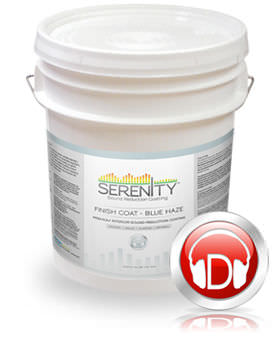 Звукоизоляционная краска - SERENITY DESIGNER COLOR / BLUE HAZE - 360 COATINGS - внутренняя / для стены