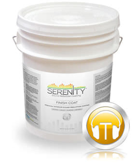 Звукоизоляционная краска - SERENITY FINISH COAT - 360 COATINGS - внутренняя / для стены