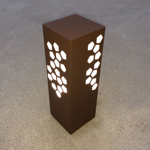 Столбик освещения для сада - BN 014 - aralia - LYX luminaires - для общественных мест / современный / из нержавеющей стали