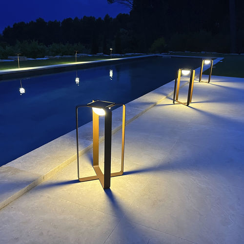Солнечная фонарь - XY - aralia - LYX luminaires - современная / из стали / из окрашенной стали