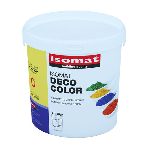 Присадка краситель - ISOMAT DECO COLOR - ISOMAT S.A. - для напольной поверхности / для фасада / для стены