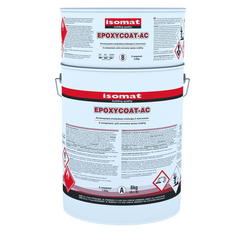 Грунтовка для металла - EPOXYCOAT-AC - ISOMAT S.A. - эпоксидная / внутренняя / для наружного использования
