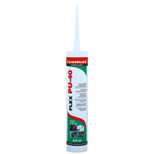 Упругая мастика - FLEX PU-40 - ISOMAT S.A. - из эластомера / на основе полиуретана / для герметичности