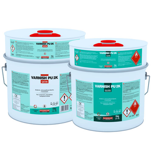 Защитный лак - VARNISH-PU 2K - ISOMAT S.A. - декоративный / для отделки / герметик