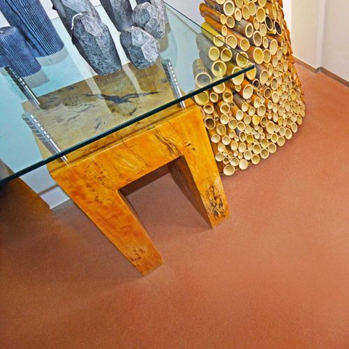 Напольное покрытие из бетона - PLAM OVERLAY - ISOPLAM SRL - для интерьера / промышленное / для домашнего использования