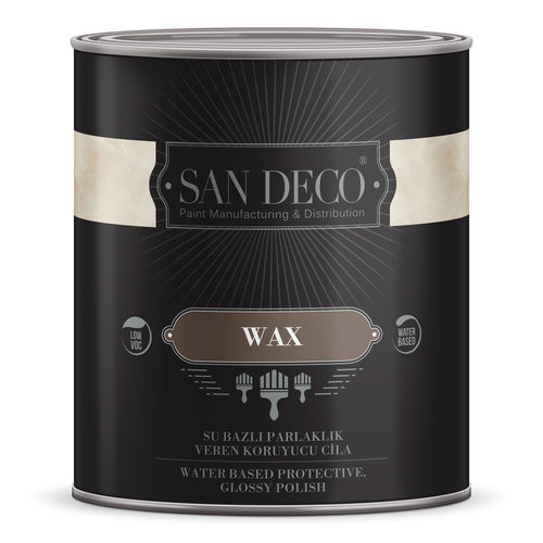 Краска для отделки - WAX - SAN DECO - внутренняя / для стены / полированная