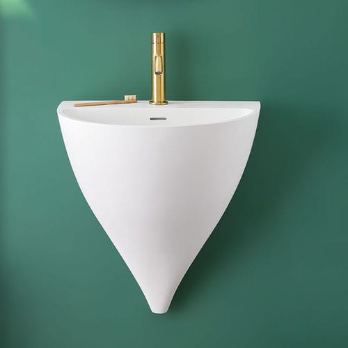 Встроенная раковина - KALIYA - SANYCCES - из Solid Surface / персонализированная / в форме D