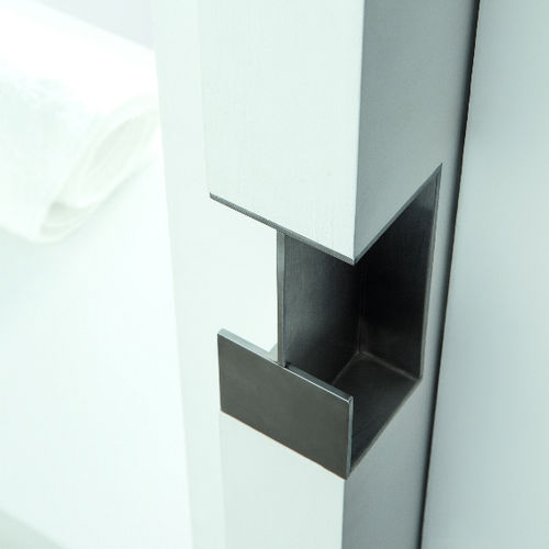 Стационарная дверная ручка для раздвижной двери - XINNIX DOOR SYSTEMS - из металла / современная / имитация серебряного покрытия