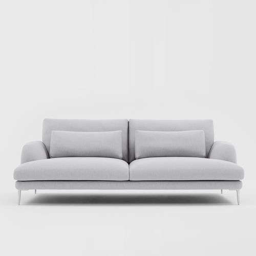 Современный диван - CLASSIC - Comforty - из ткани / белый / 2 места