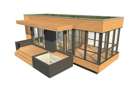 Сборный минидом - SOLO 24 BUNKIE - Sustain design studio - современный / из дерева / одноэтажный