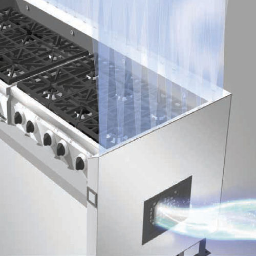 Встраиваемая воздушная завеса - D - D - Vianen Kitchen Ventilation - для профессиональной кухни