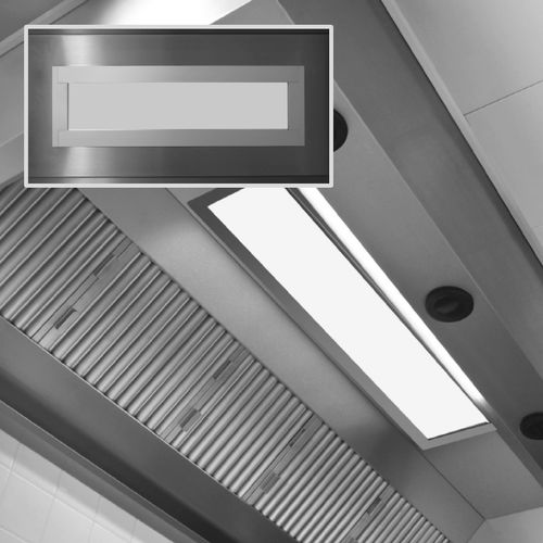 Встраиваемый светильник - V-LEL - Vianen Kitchen Ventilation - LED / прямоугольный / IP65