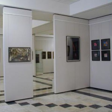 Неподвижная перегородка - EXPOWALLS - staba Arte - раздвижная / из металла / для выставок