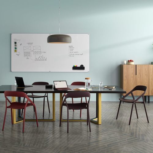 Минималистский стул для посетителей - LESSTHANFIVE - Steelcase - для интерьера / из карбона / из углеродного волокна