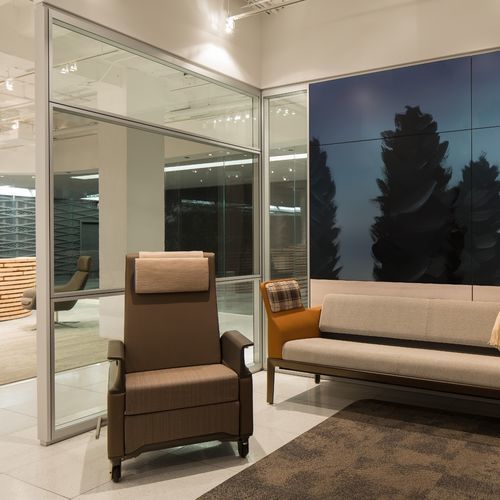 Медицинское кресло из полиуретана - EMPATH  - Steelcase EMEA - из металла / Тренделенбург / на роликах