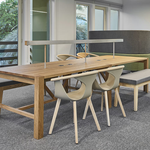Современный стол - LIBRARY - Steelcase EMEA - дерево / из дуба / с основанием из дуба
