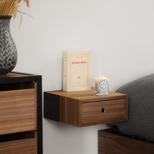 Современный ночной столик - MAYET - Alex de Rouvray Design - из бука / из фанеры / из американского ореха