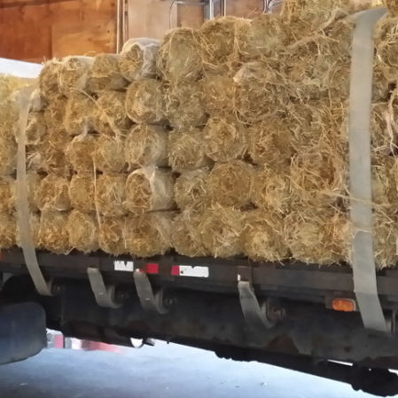 Биоразлагаемый противоэрозийный мат - AEC PREMIUM STRAW - Midwest Construction Products - из джута